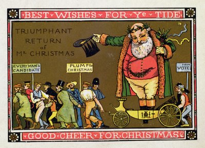 Biglietto di Natale da Walter Crane